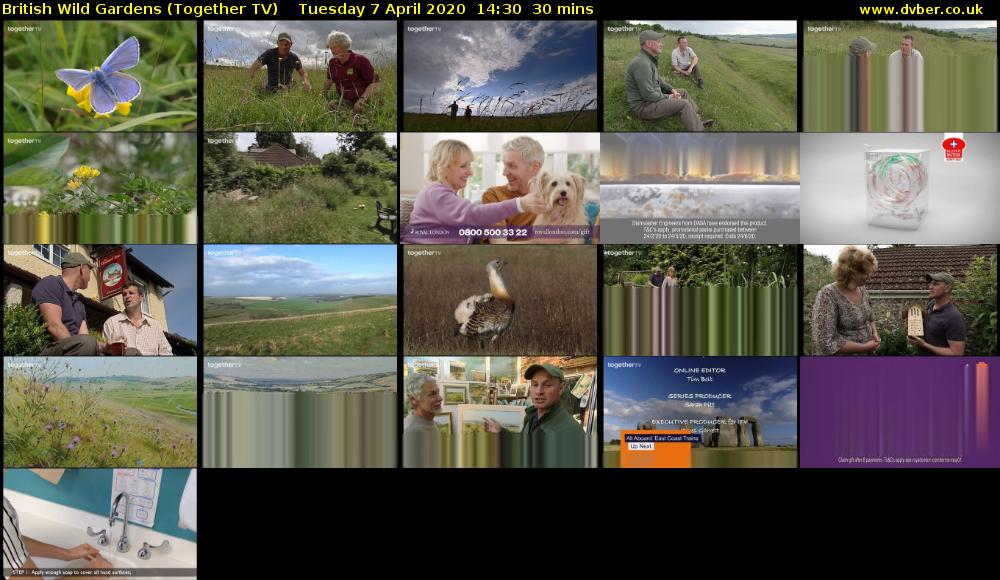 British Wild Gardens (Together TV) Tuesday 7 April 2020 14:30 - 15:00