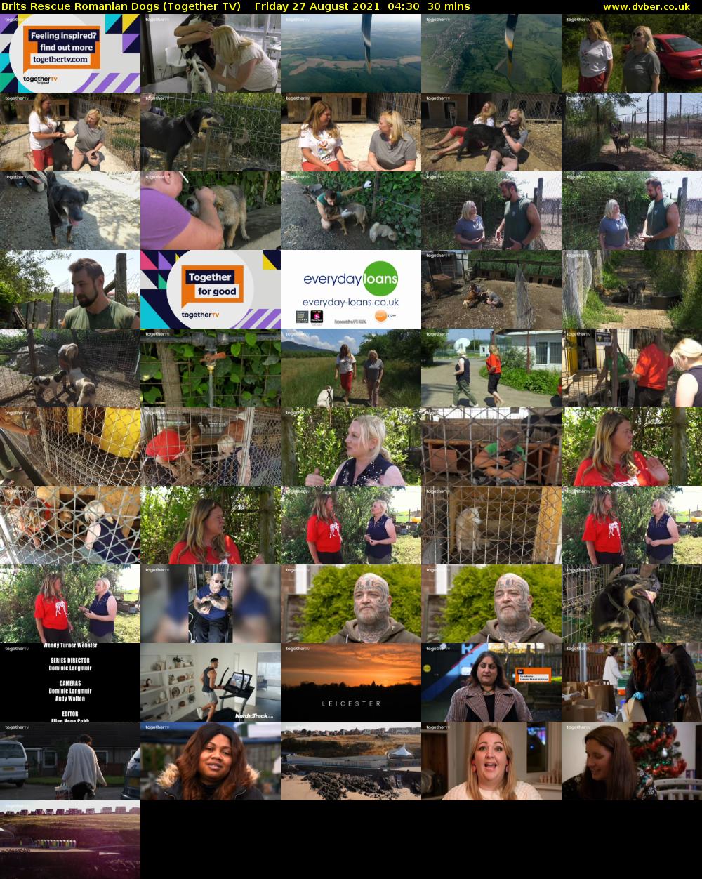 Brits Rescue Romanian Dogs (Together TV) Friday 27 August 2021 05:30 - 06:00