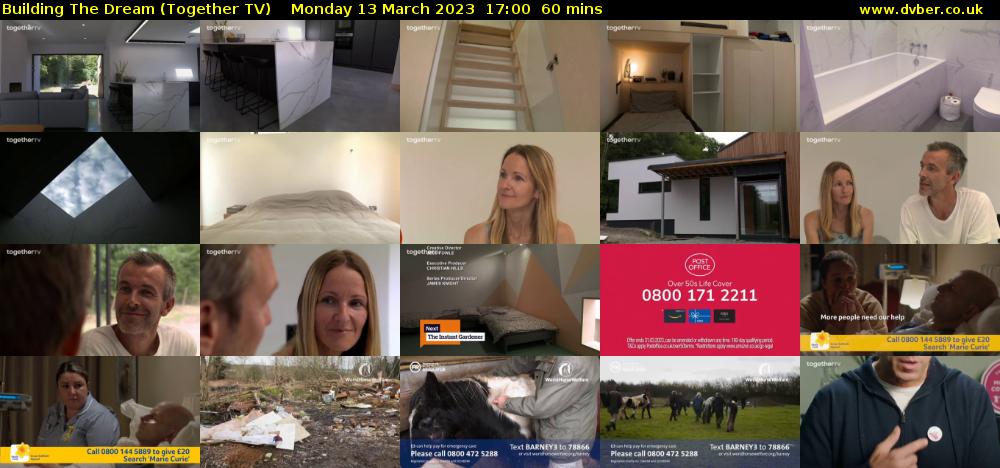 Building The Dream (Together TV) Monday 13 March 2023 17:00 - 18:00