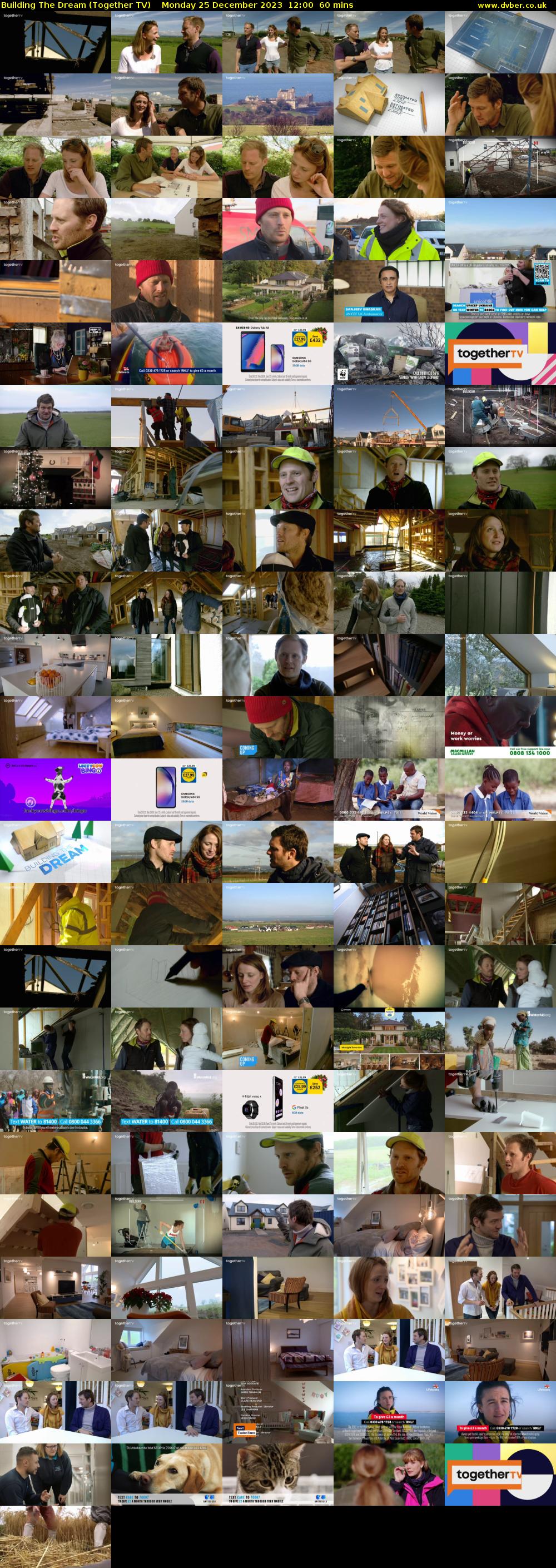 Building The Dream (Together TV) Monday 25 December 2023 12:00 - 13:00