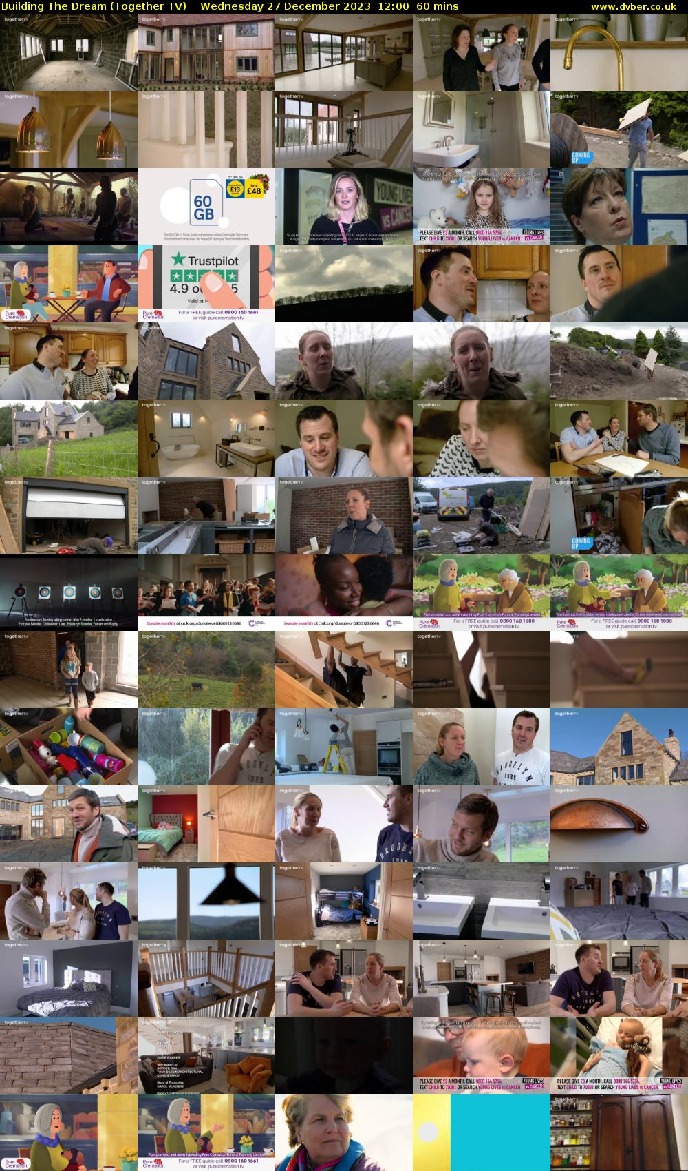 Building The Dream (Together TV) Wednesday 27 December 2023 12:00 - 13:00