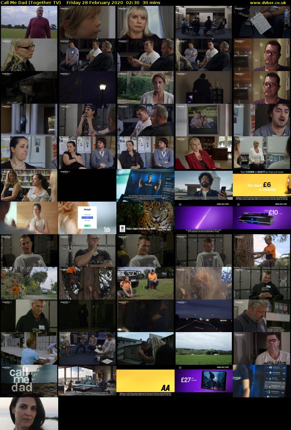 Call Me Dad (Together TV) Friday 28 February 2020 02:30 - 03:00