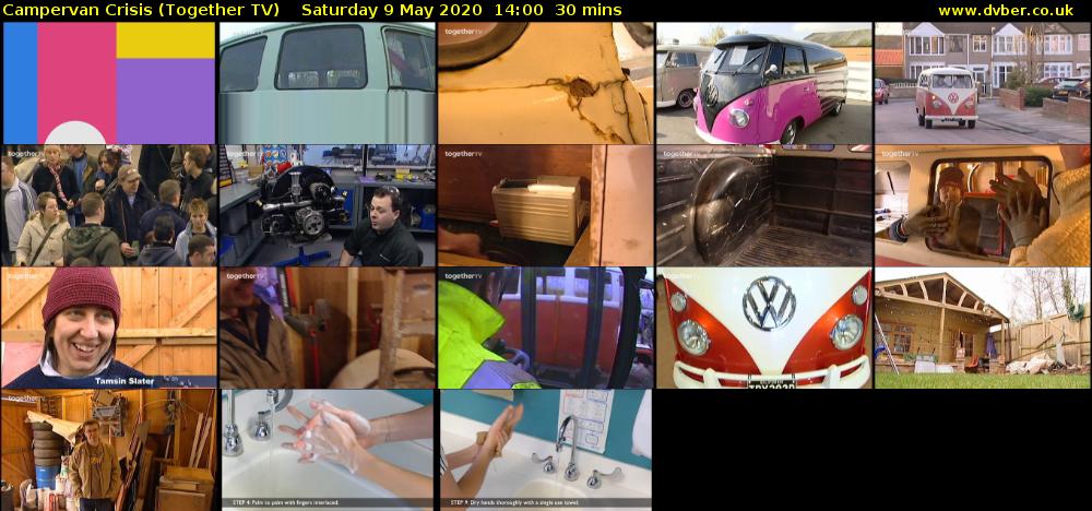 Campervan Crisis (Together TV) Saturday 9 May 2020 14:00 - 14:30