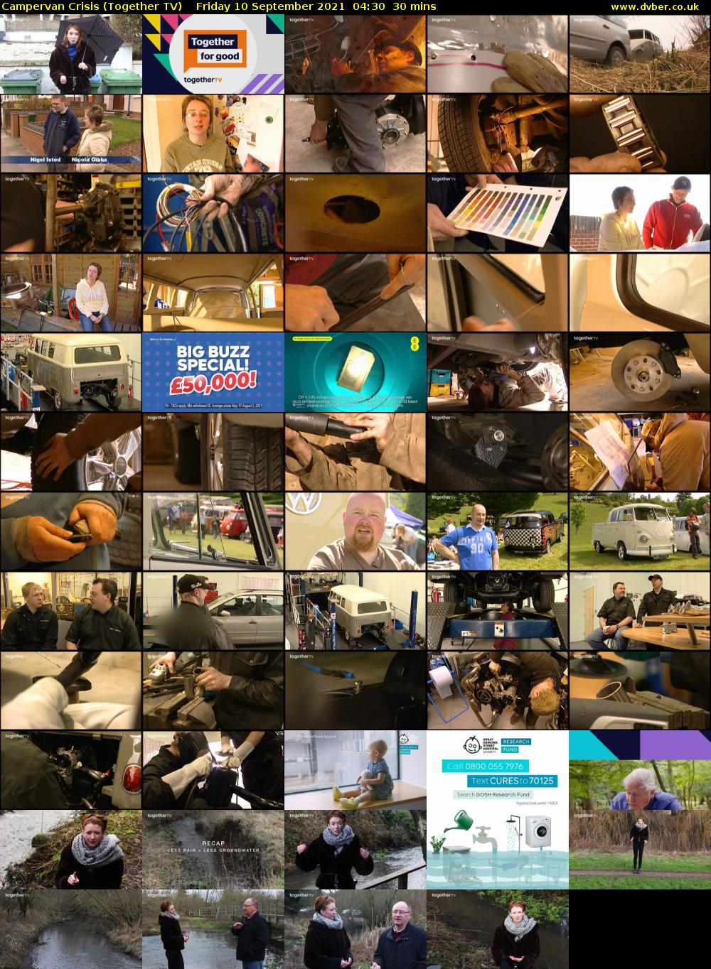 Campervan Crisis (Together TV) Friday 10 September 2021 05:30 - 06:00