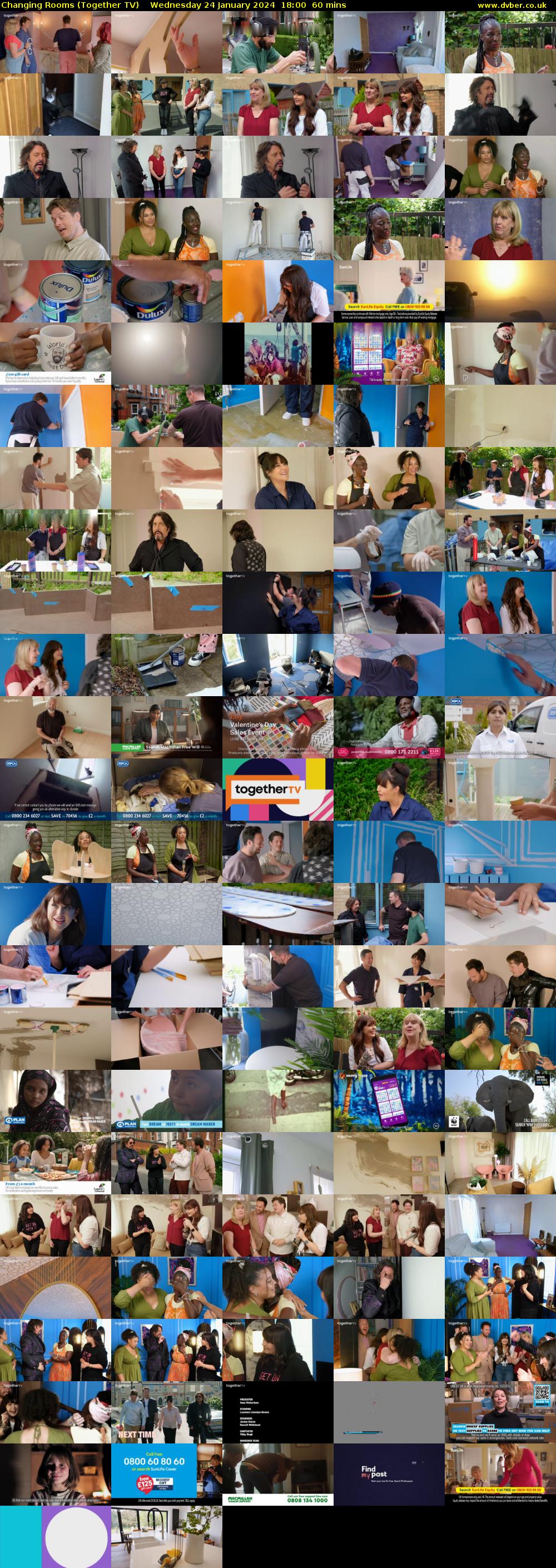 Changing Rooms (Together TV) Wednesday 24 January 2024 18:00 - 19:00