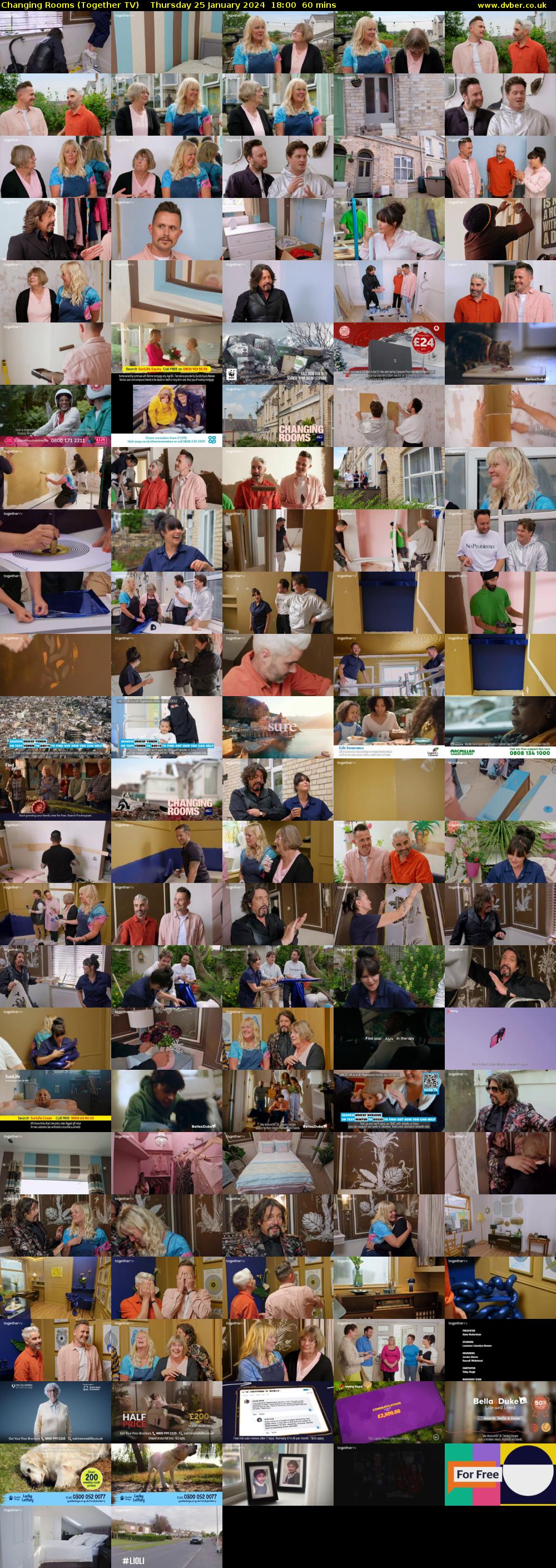 Changing Rooms (Together TV) Thursday 25 January 2024 18:00 - 19:00