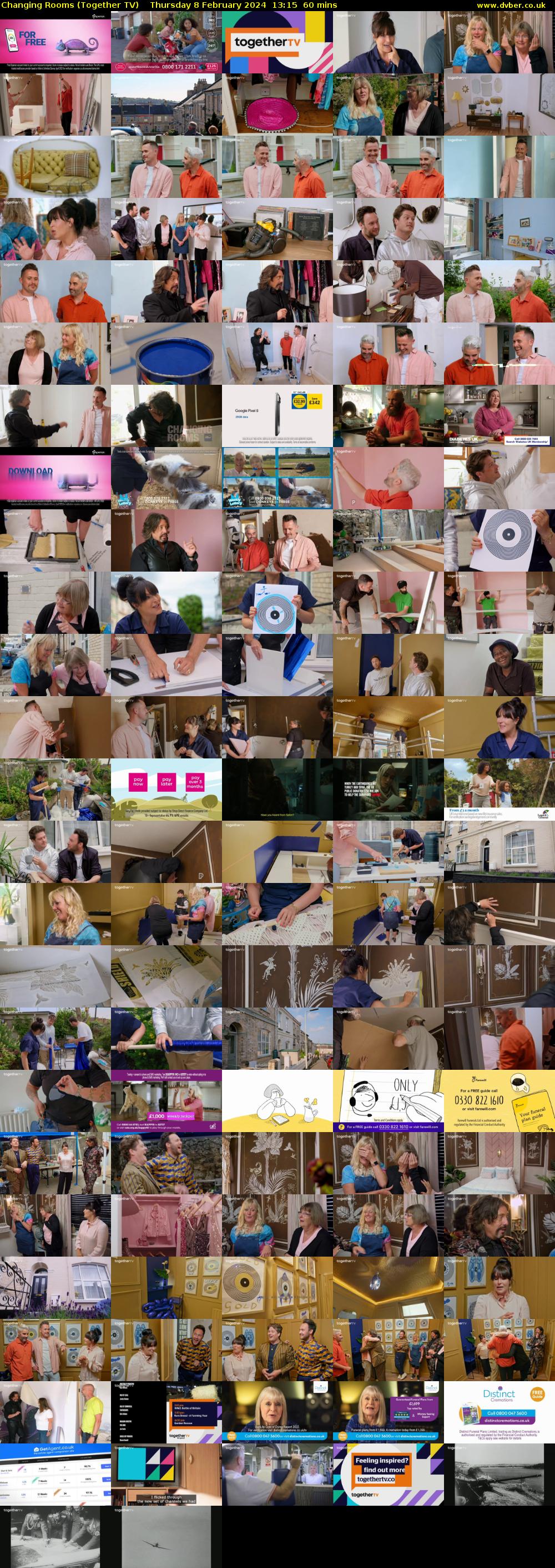 Changing Rooms (Together TV) Thursday 8 February 2024 13:15 - 14:15
