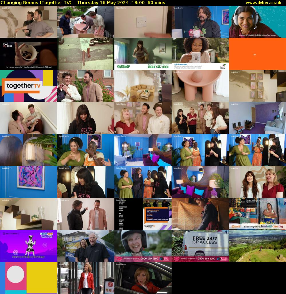 Changing Rooms (Together TV) Thursday 16 May 2024 18:00 - 19:00
