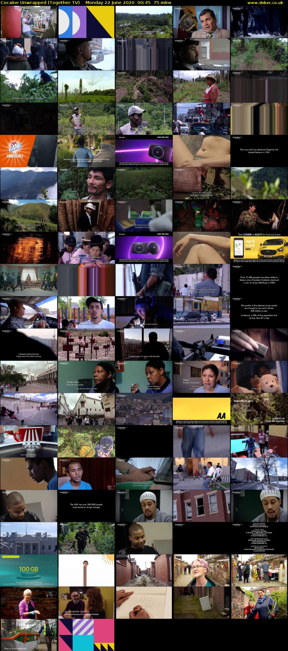 Cocaine Unwrapped (Together TV) Monday 22 June 2020 00:45 - 02:00