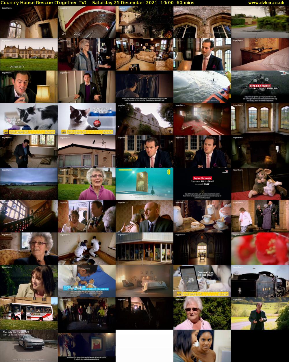 Country House Rescue (Together TV) Saturday 25 December 2021 14:00 - 15:00