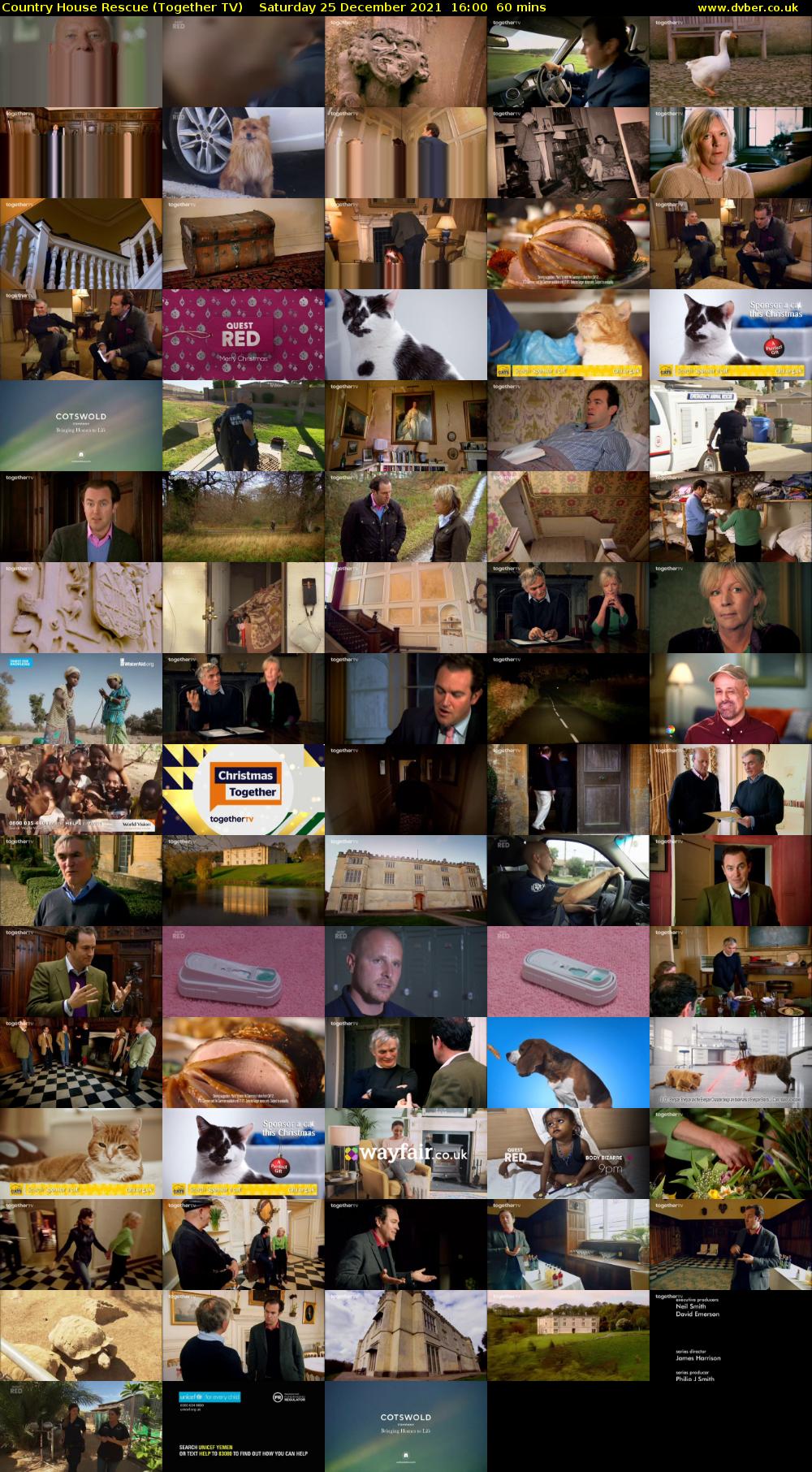 Country House Rescue (Together TV) Saturday 25 December 2021 16:00 - 17:00