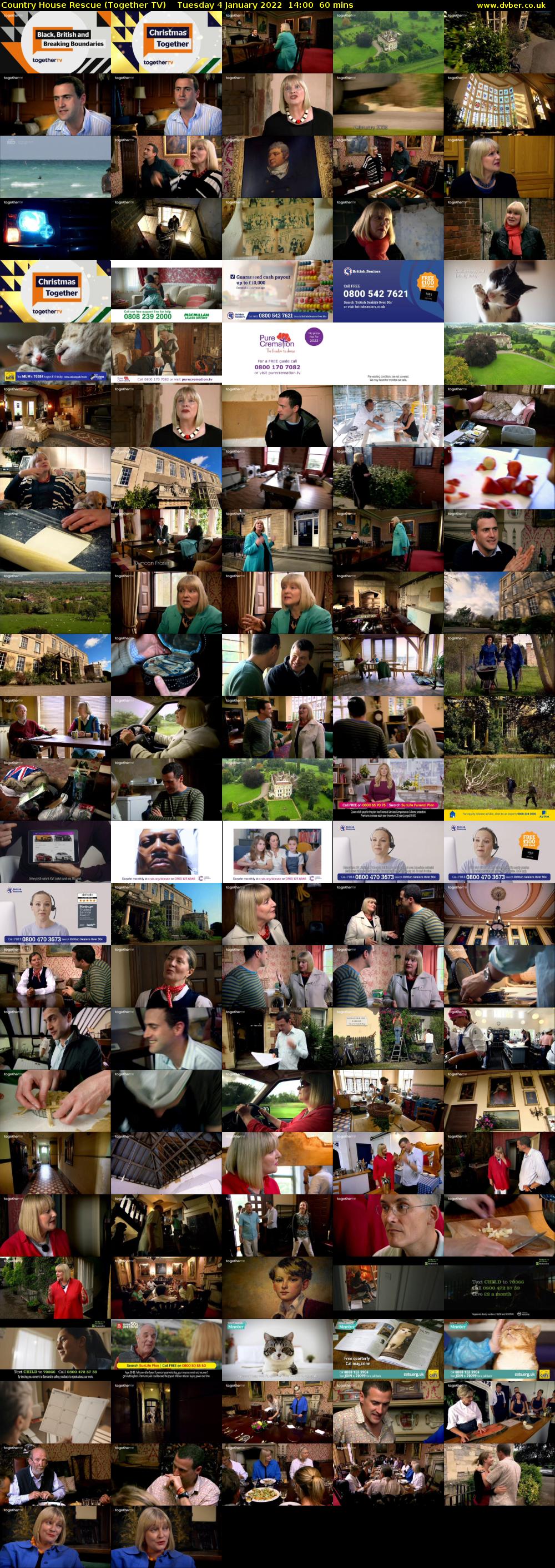 Country House Rescue (Together TV) Tuesday 4 January 2022 14:00 - 15:00