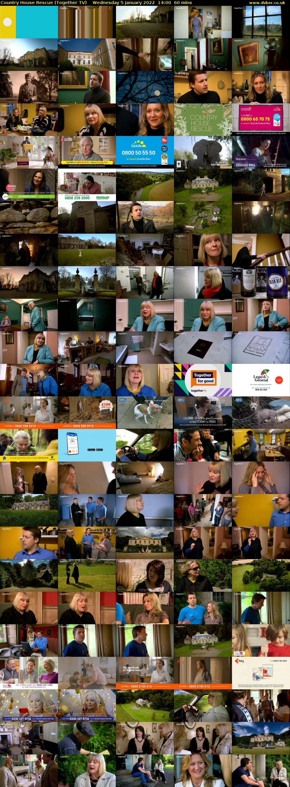 Country House Rescue (Together TV) Wednesday 5 January 2022 14:00 - 15:00
