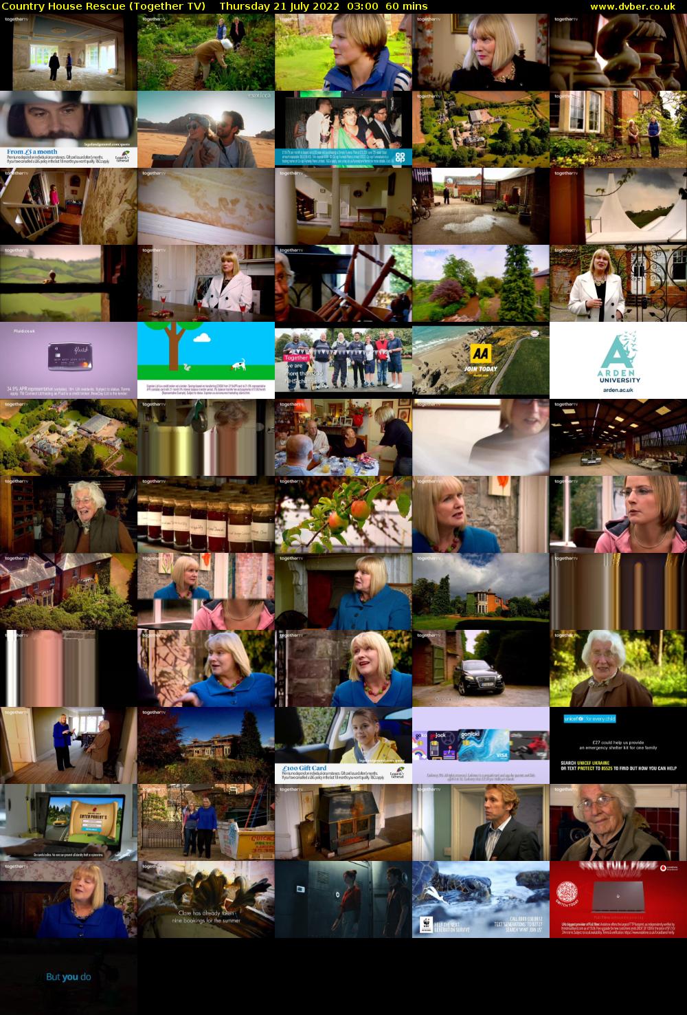 Country House Rescue (Together TV) Thursday 21 July 2022 03:00 - 04:00