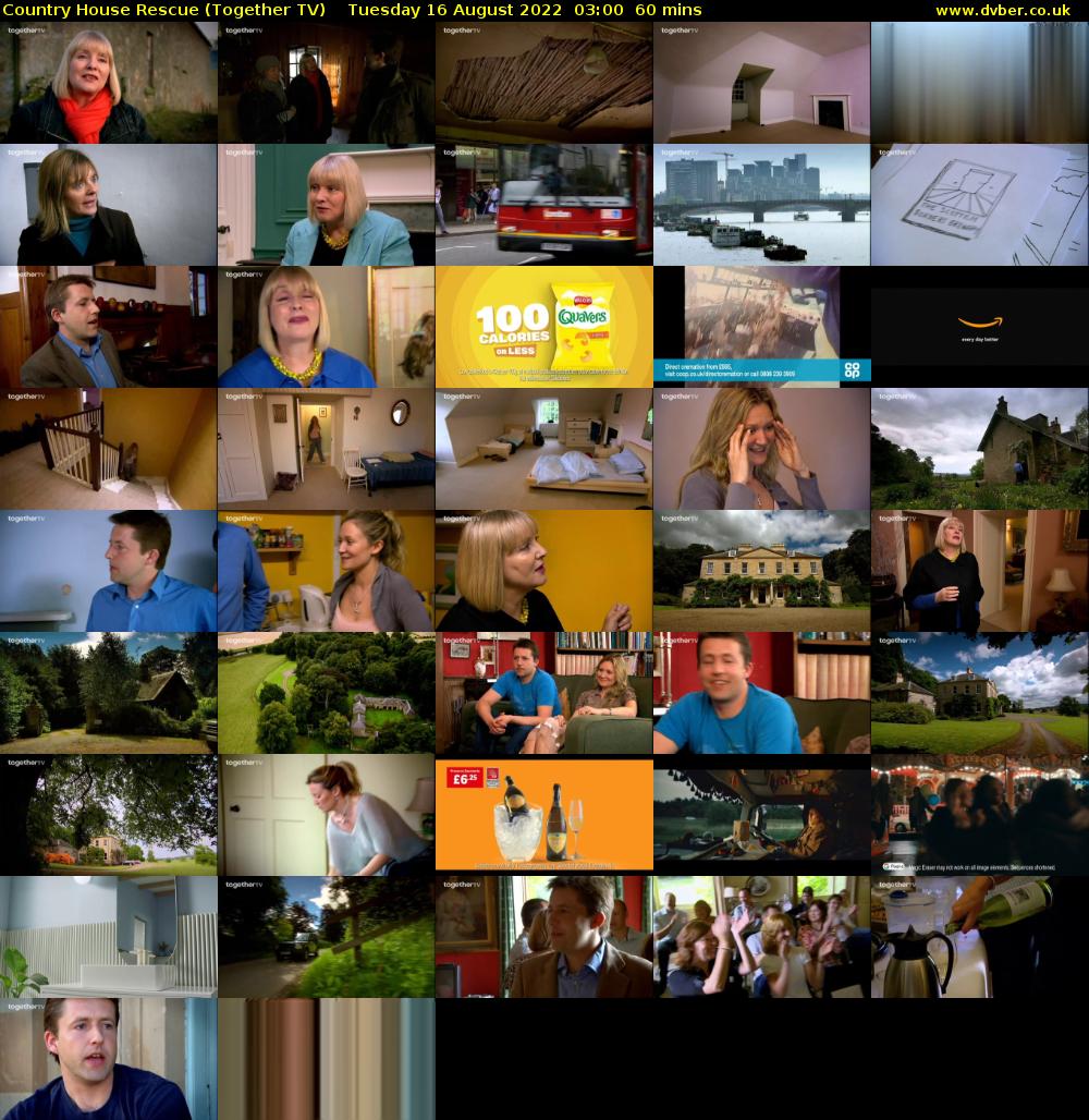 Country House Rescue (Together TV) Tuesday 16 August 2022 03:00 - 04:00