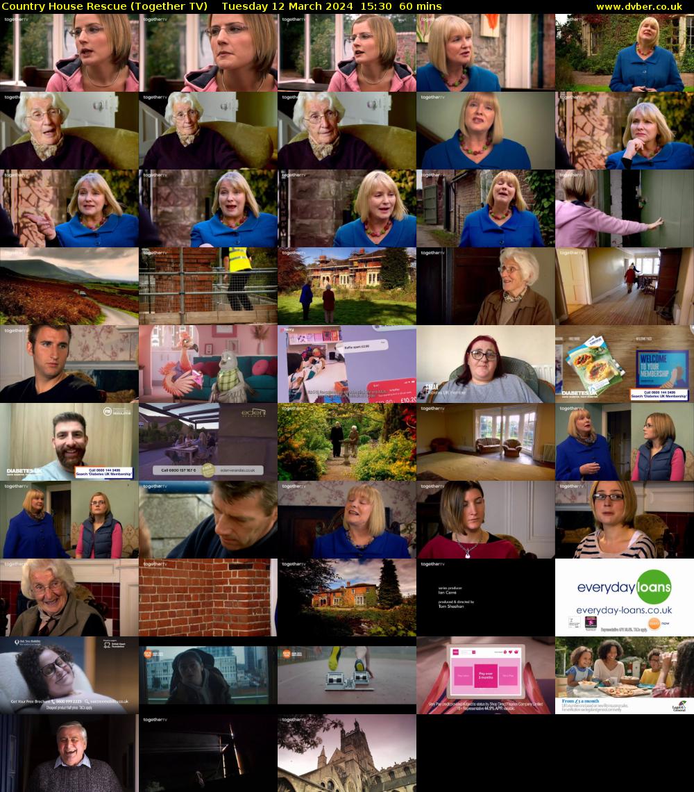 Country House Rescue (Together TV) Tuesday 12 March 2024 15:30 - 16:30
