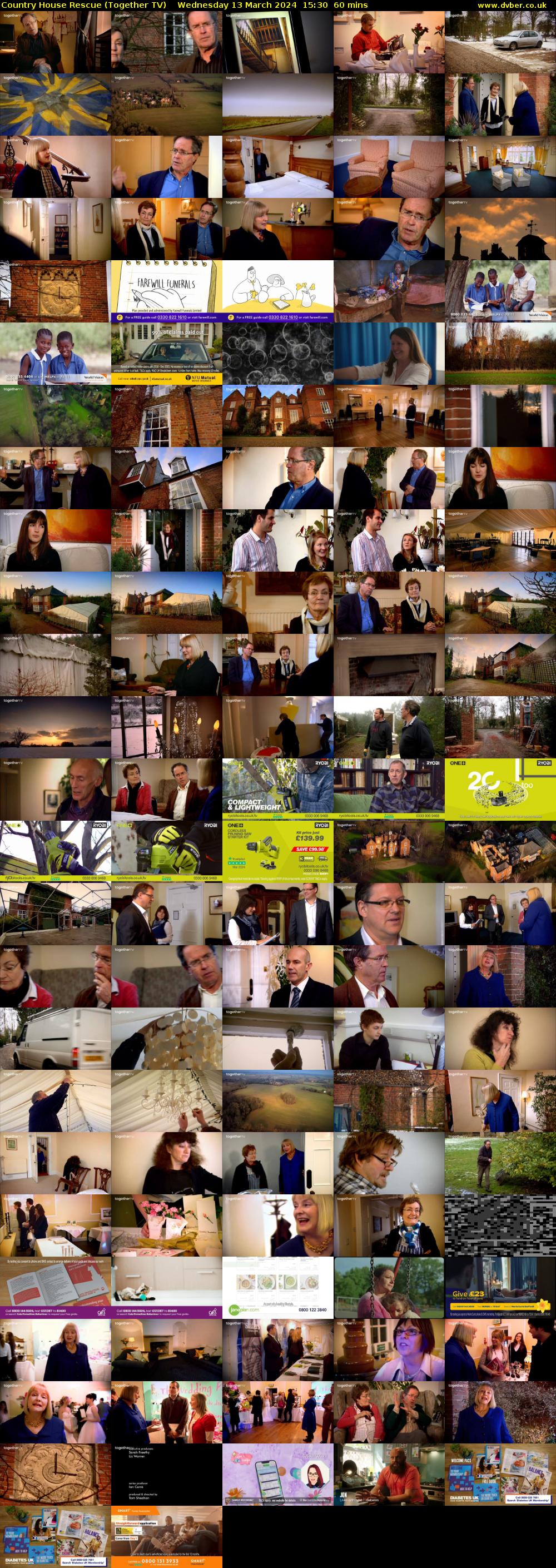 Country House Rescue (Together TV) Wednesday 13 March 2024 15:30 - 16:30