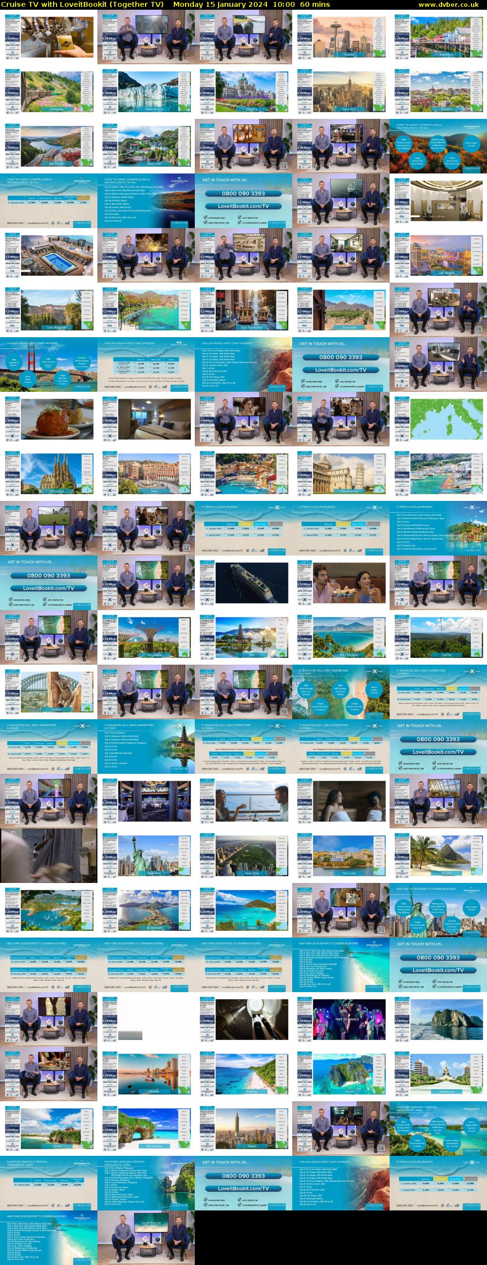 Cruise TV with LoveitBookit (Together TV) Monday 15 January 2024 10:00 - 11:00