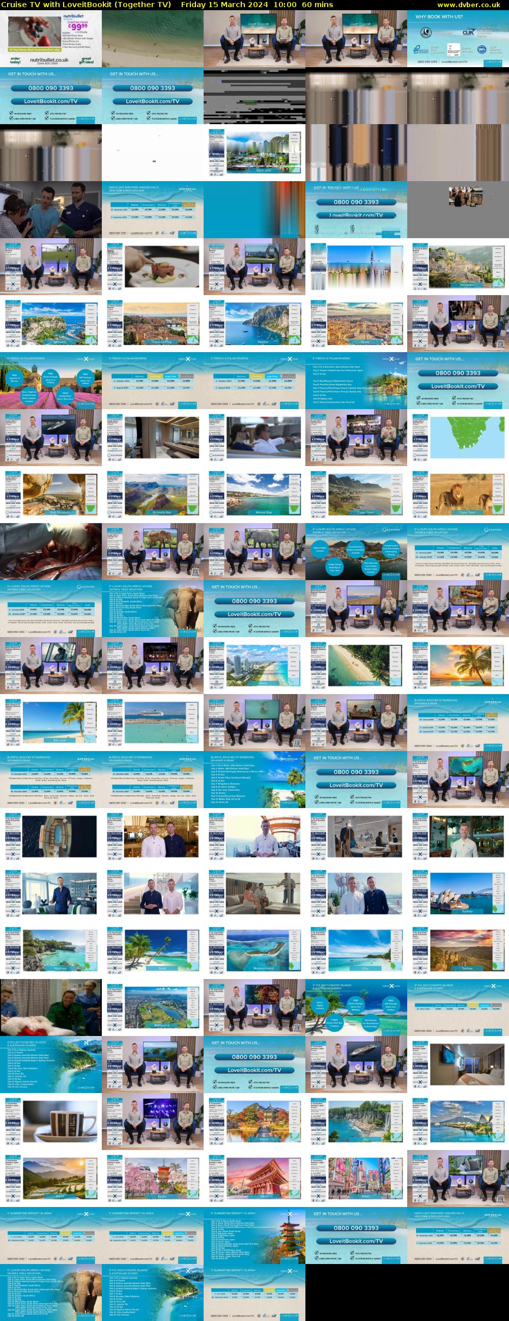 Cruise TV with LoveitBookit (Together TV) Friday 15 March 2024 10:00 - 11:00