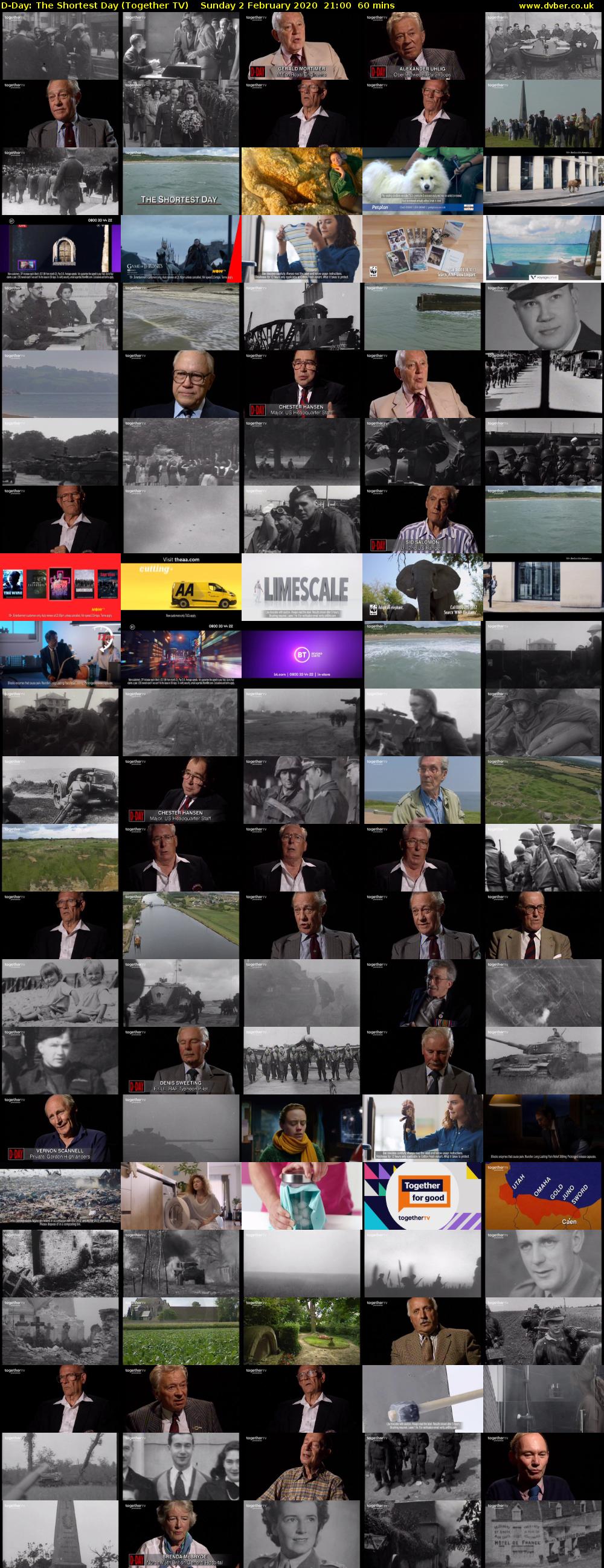 D-Day: The Shortest Day (Together TV) Sunday 2 February 2020 21:00 - 22:00