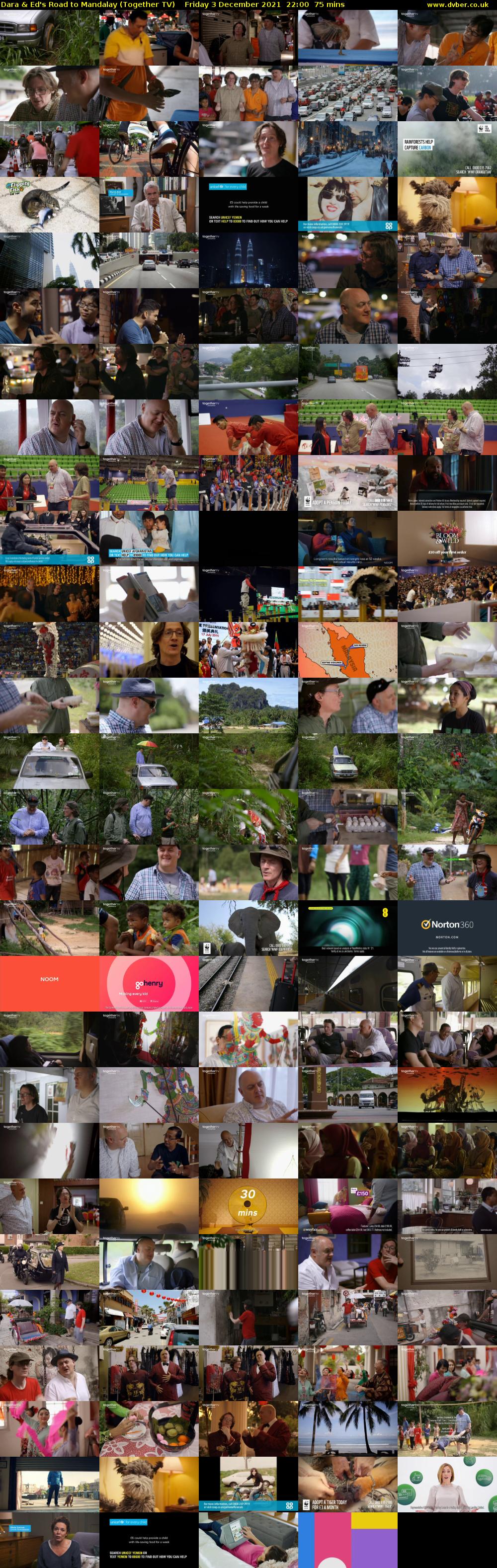 Dara & Ed's Road to Mandalay (Together TV) Friday 3 December 2021 22:00 - 23:15