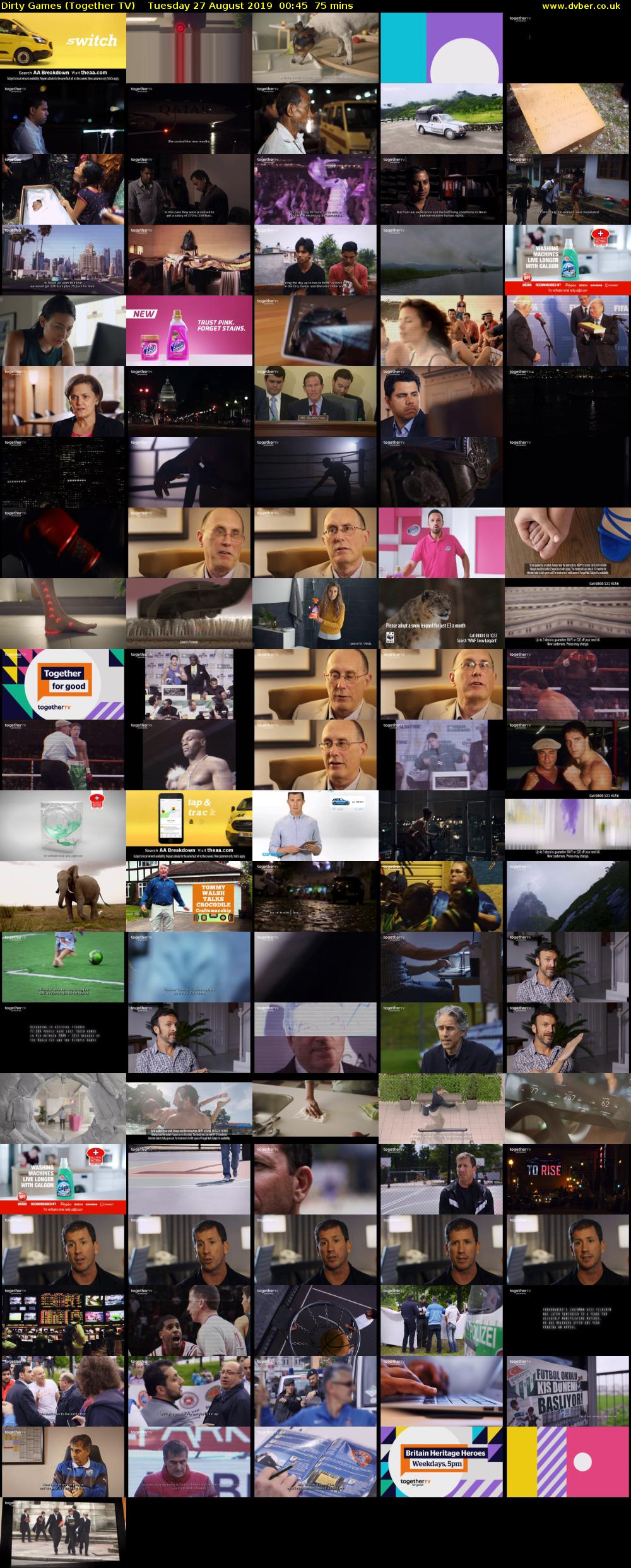 Dirty Games (Together TV) Tuesday 27 August 2019 00:45 - 02:00
