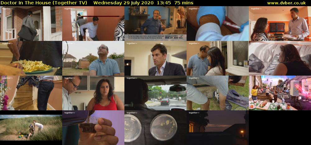 Doctor In The House (Together TV) Wednesday 29 July 2020 13:45 - 15:00