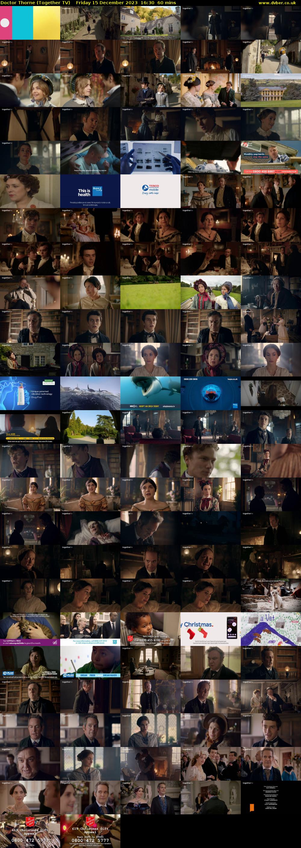 Doctor Thorne (Together TV) Friday 15 December 2023 16:30 - 17:30