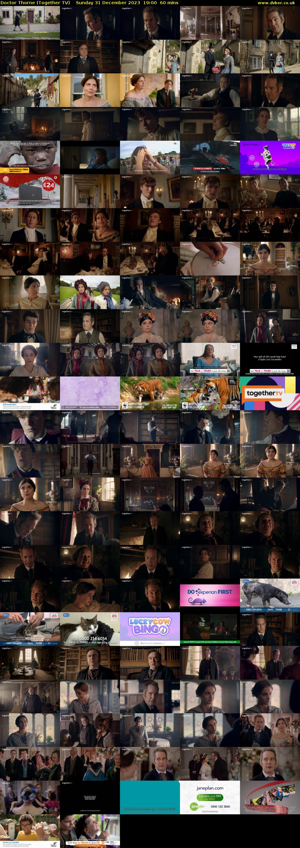 Doctor Thorne (Together TV) Sunday 31 December 2023 19:00 - 20:00
