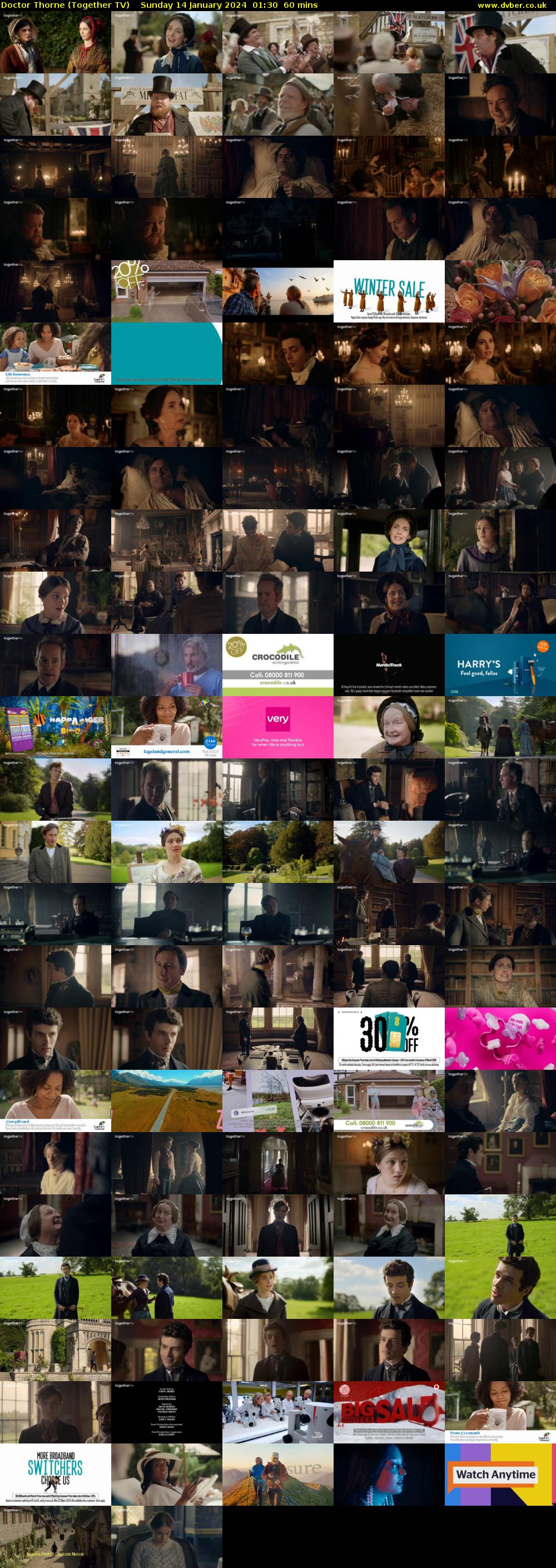 Doctor Thorne (Together TV) Sunday 14 January 2024 01:30 - 02:30