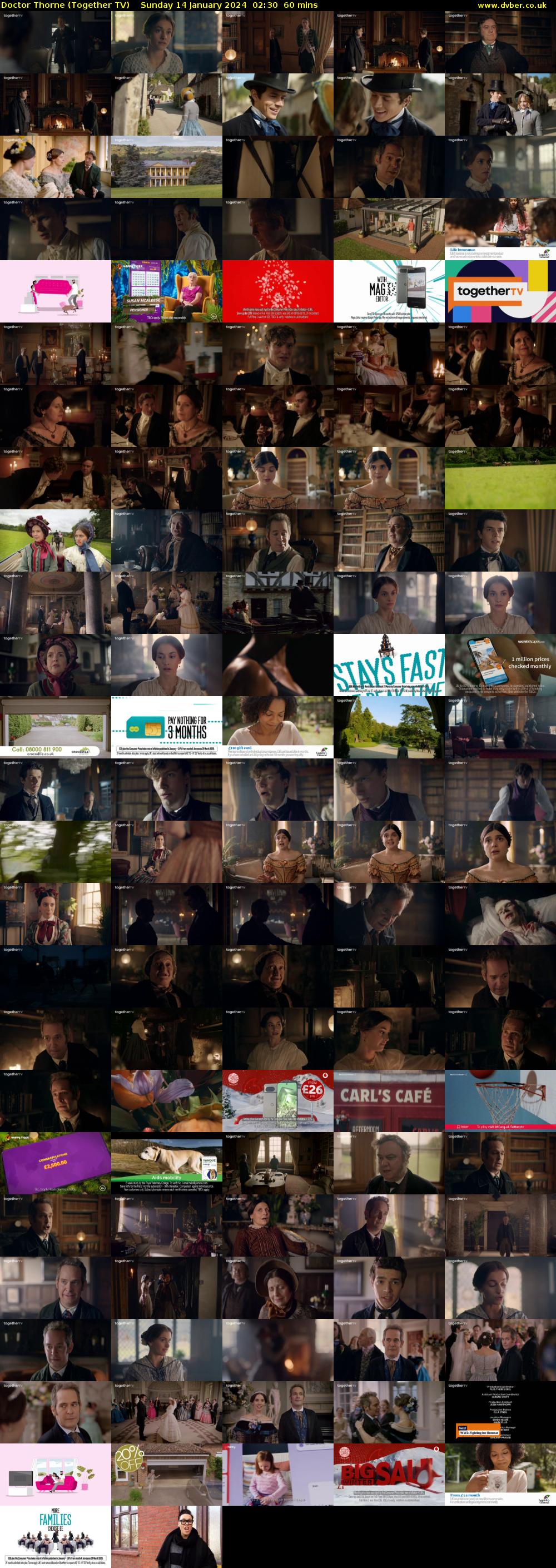 Doctor Thorne (Together TV) Sunday 14 January 2024 02:30 - 03:30