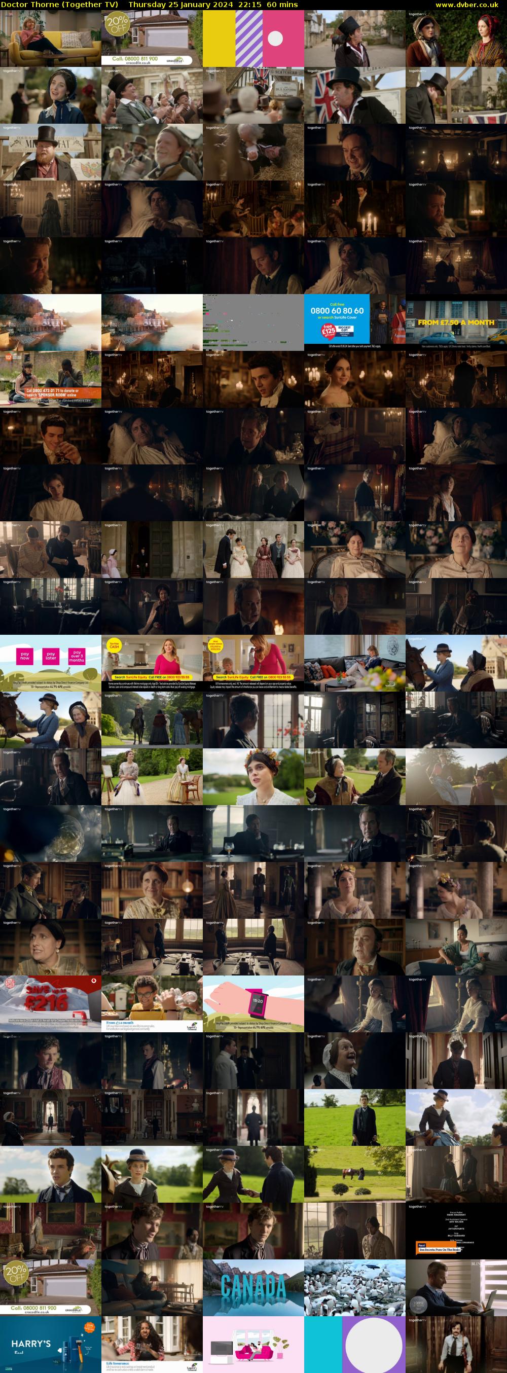 Doctor Thorne (Together TV) Thursday 25 January 2024 22:15 - 23:15