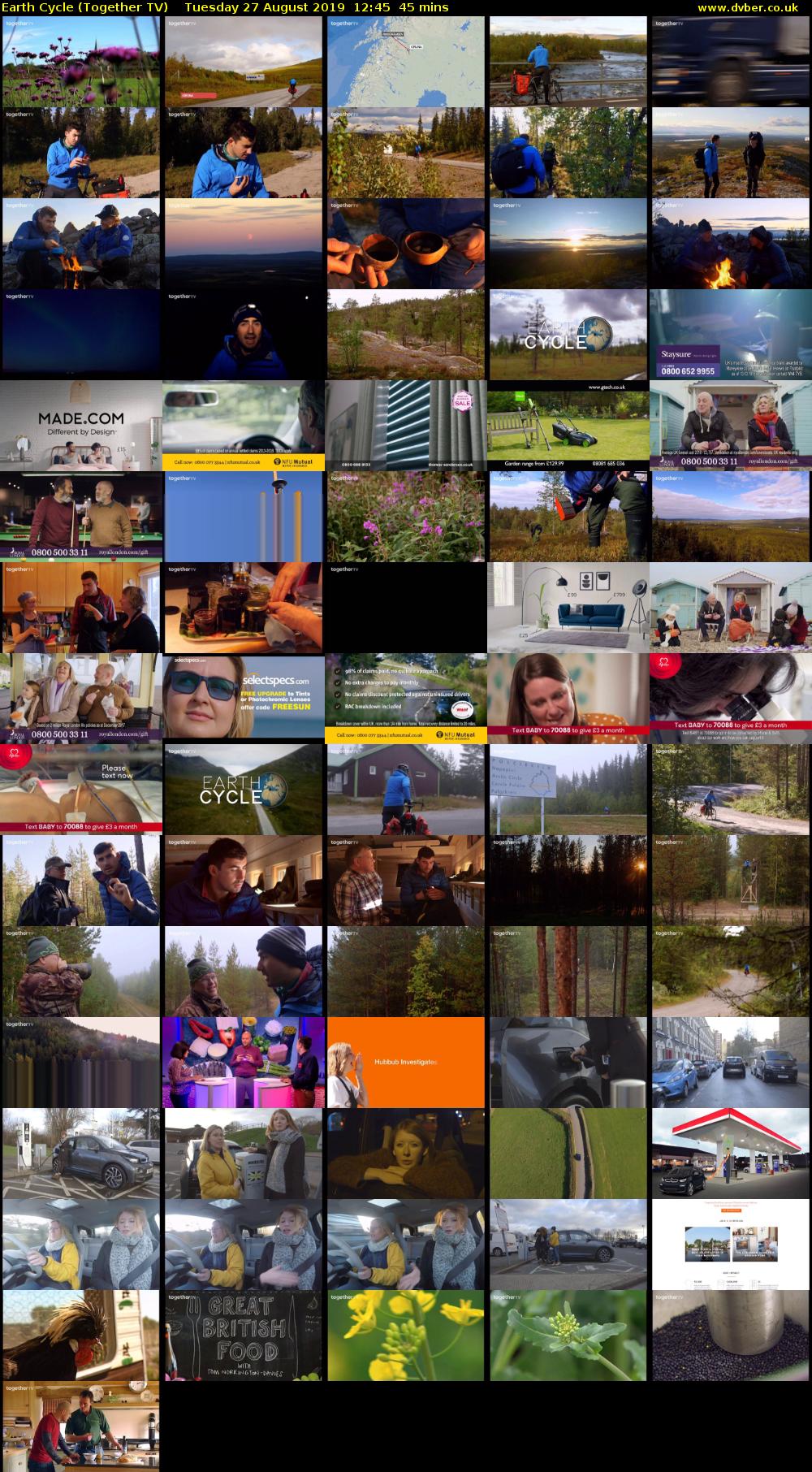 Earth Cycle (Together TV) Tuesday 27 August 2019 12:45 - 13:30