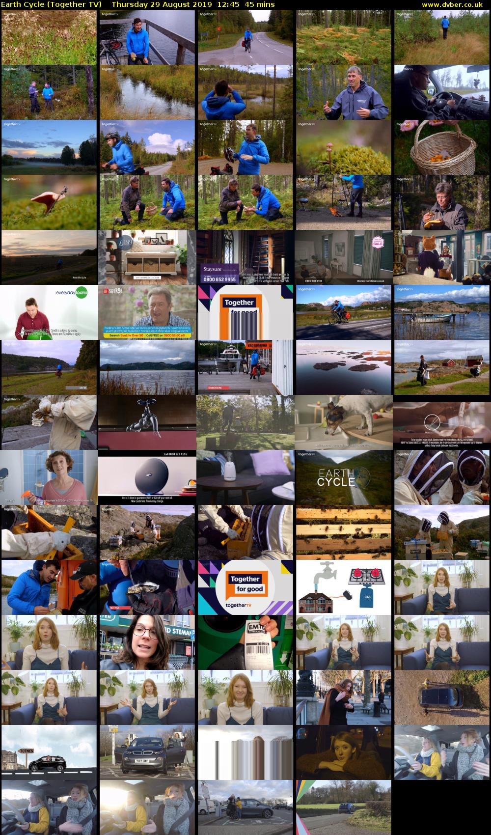 Earth Cycle (Together TV) Thursday 29 August 2019 12:45 - 13:30