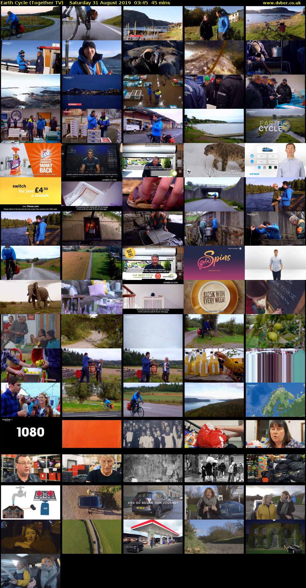 Earth Cycle (Together TV) Saturday 31 August 2019 03:45 - 04:30