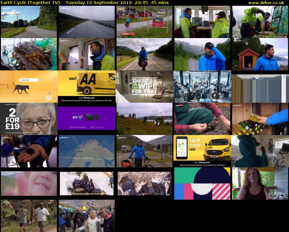 Earth Cycle (Together TV) Tuesday 10 September 2019 20:45 - 21:30