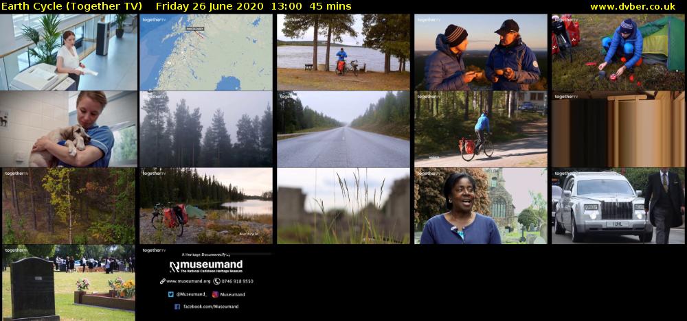 Earth Cycle (Together TV) Friday 26 June 2020 13:00 - 13:45