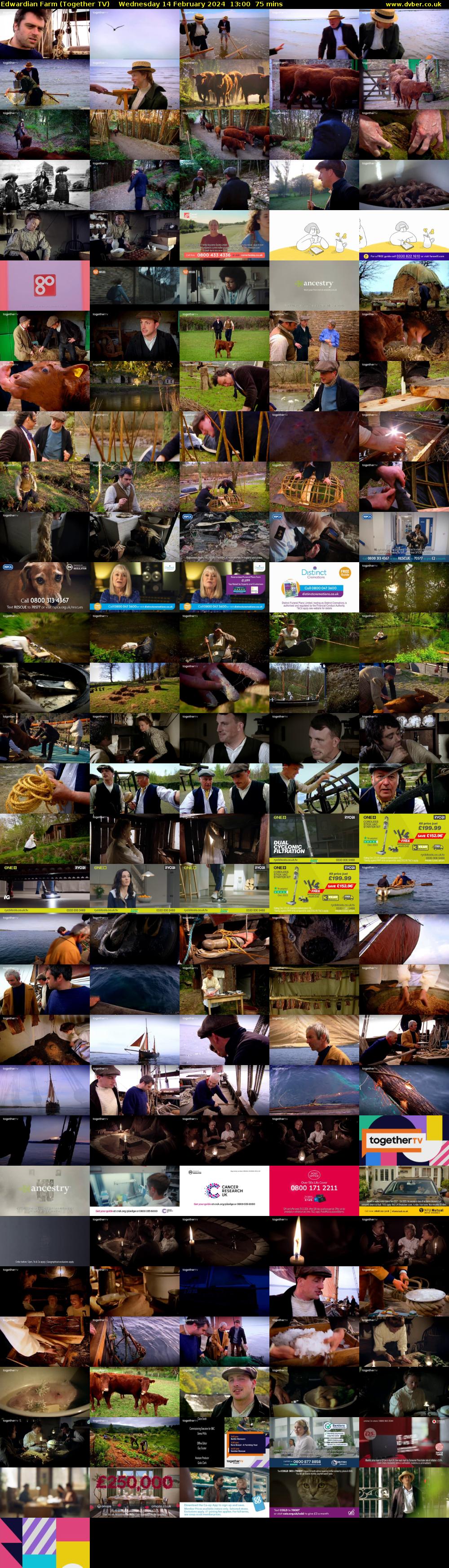 Edwardian Farm (Together TV) Wednesday 14 February 2024 13:00 - 14:15
