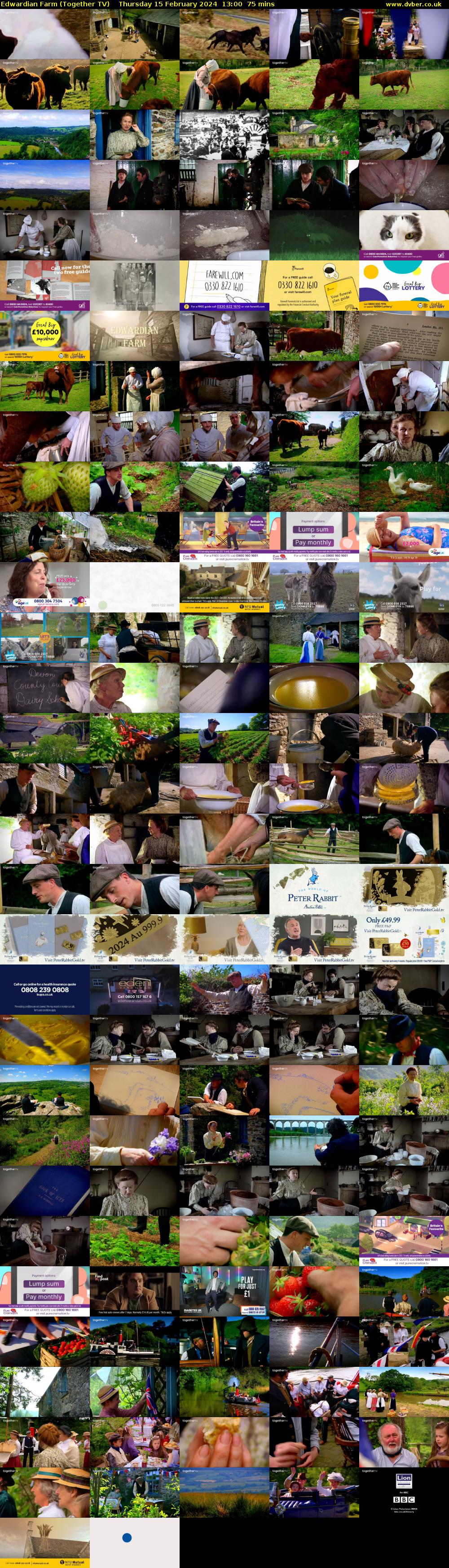 Edwardian Farm (Together TV) Thursday 15 February 2024 13:00 - 14:15