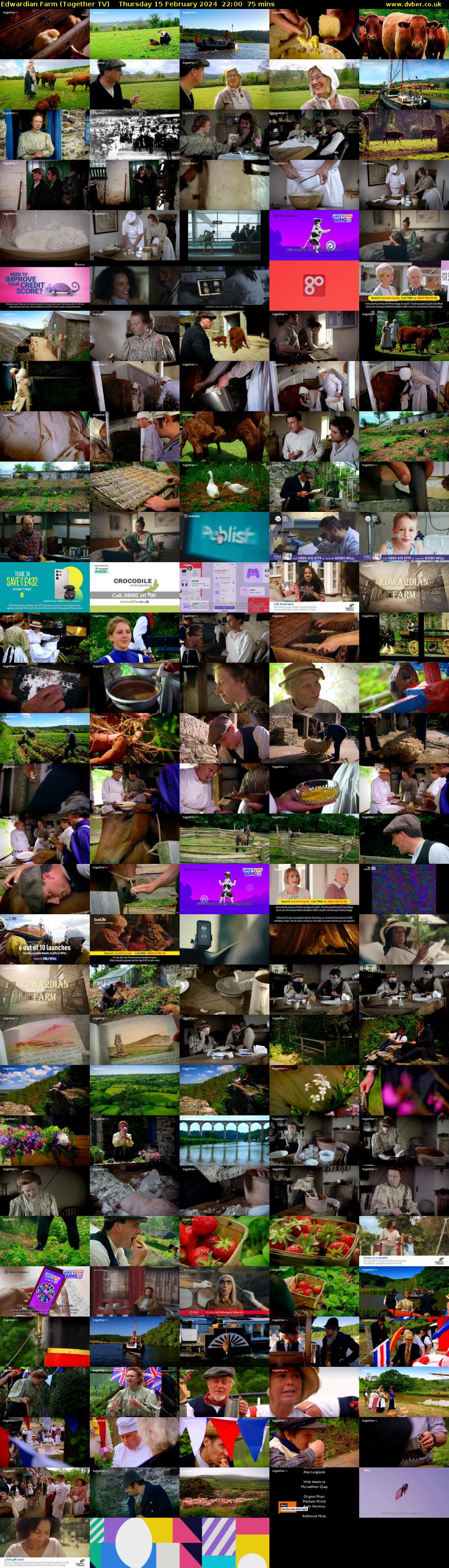 Edwardian Farm (Together TV) Thursday 15 February 2024 22:00 - 23:15