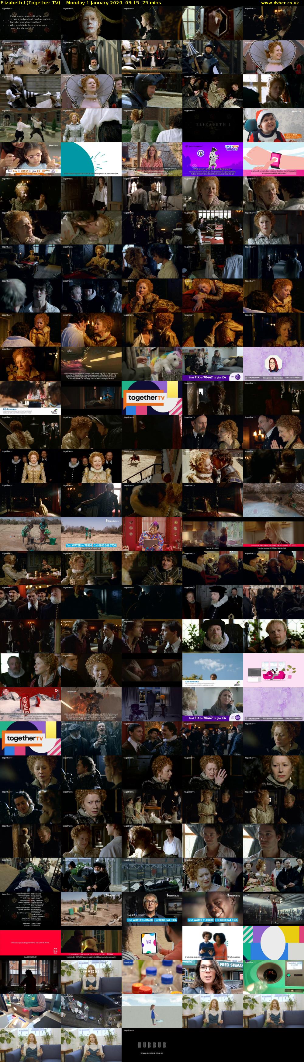 Elizabeth I (Together TV) Monday 1 January 2024 03:15 - 04:30