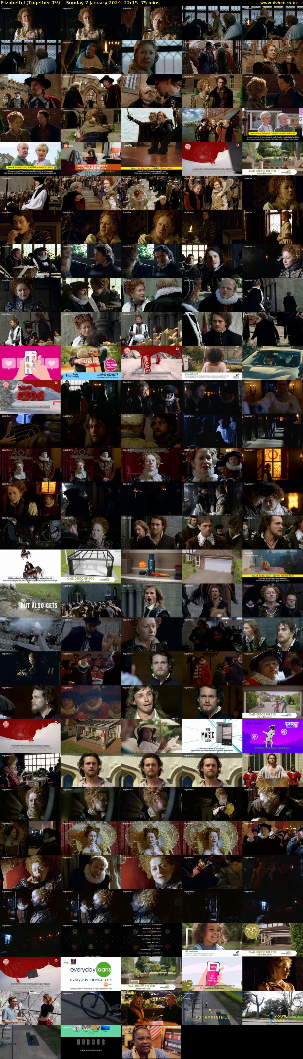 Elizabeth I (Together TV) Sunday 7 January 2024 22:15 - 23:30