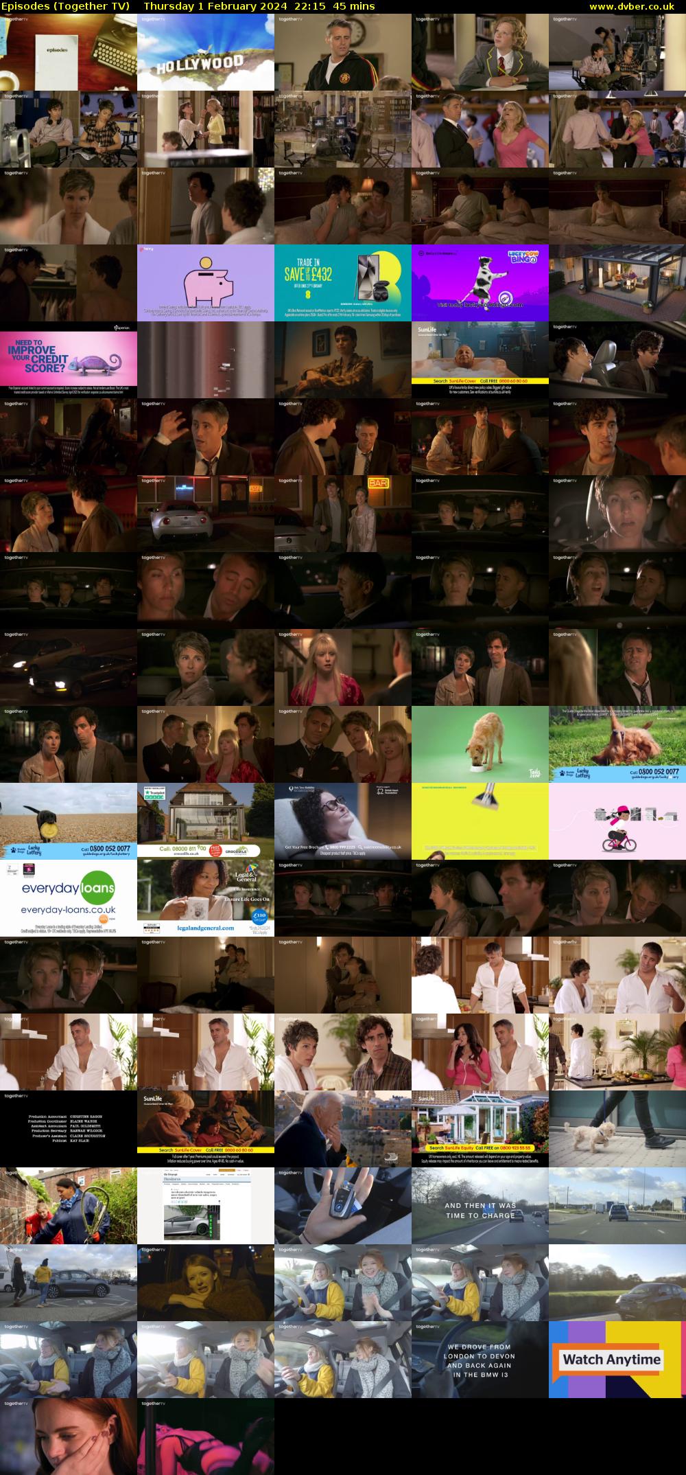 Episodes (Together TV) Thursday 1 February 2024 22:15 - 23:00