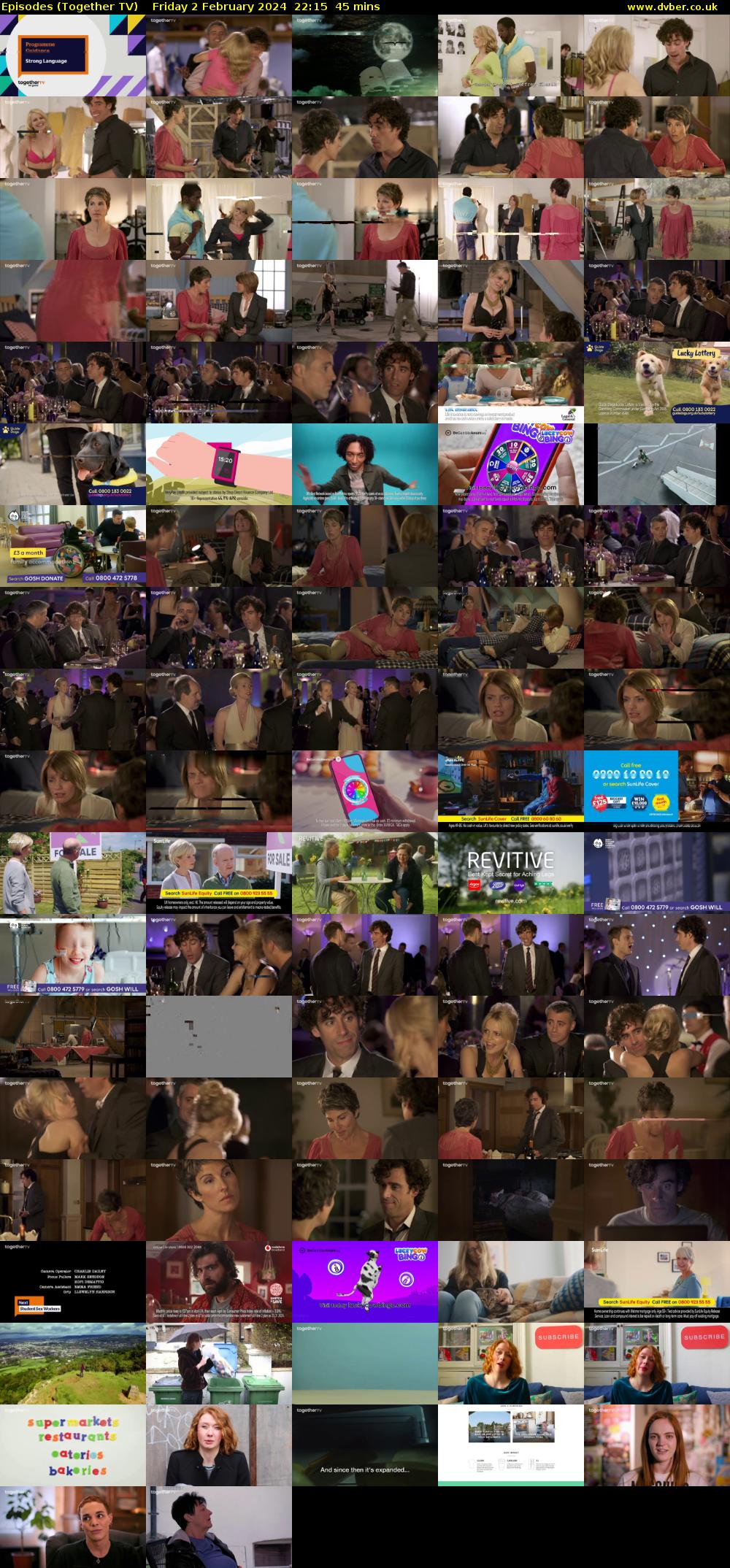 Episodes (Together TV) Friday 2 February 2024 22:15 - 23:00