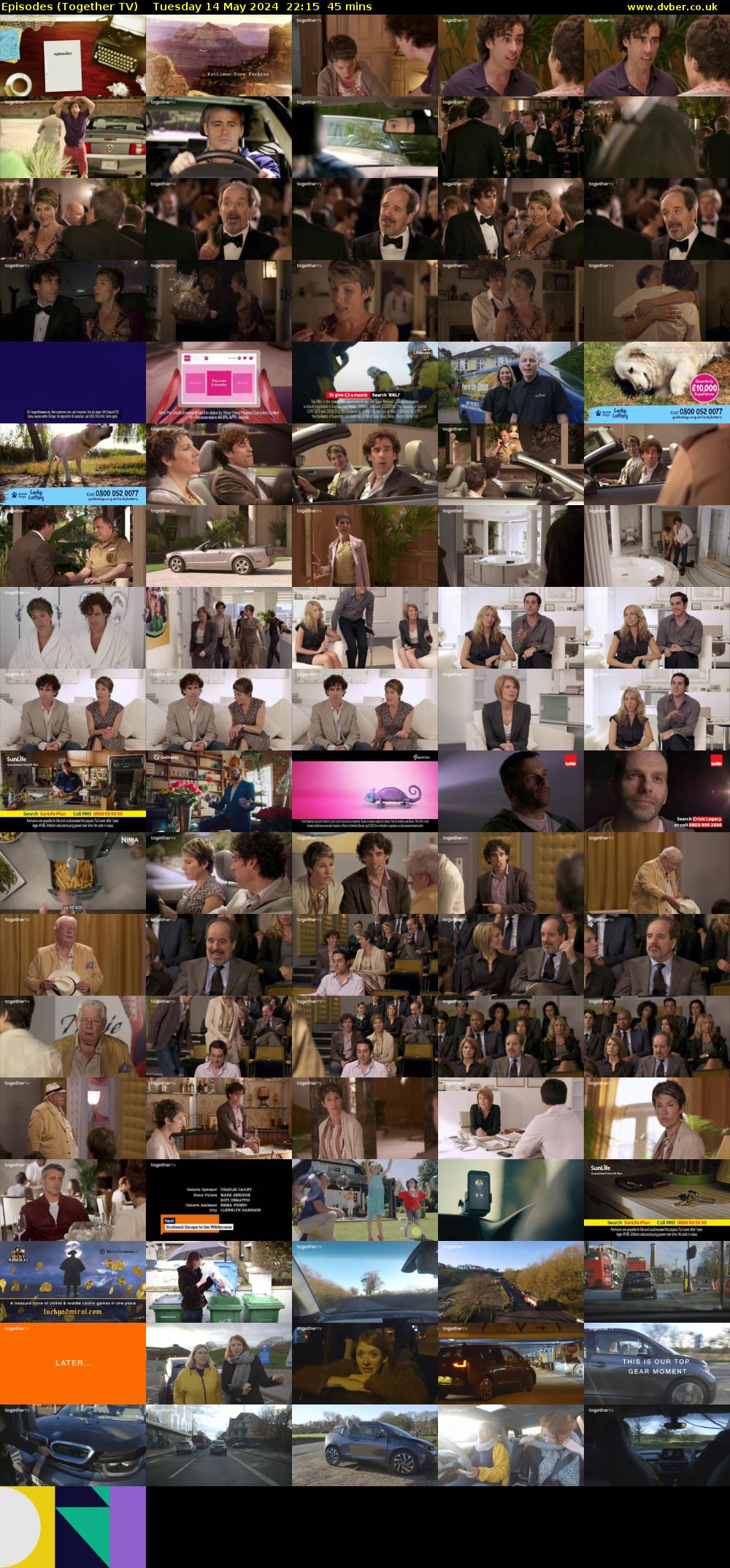 Episodes (Together TV) Tuesday 14 May 2024 22:15 - 23:00