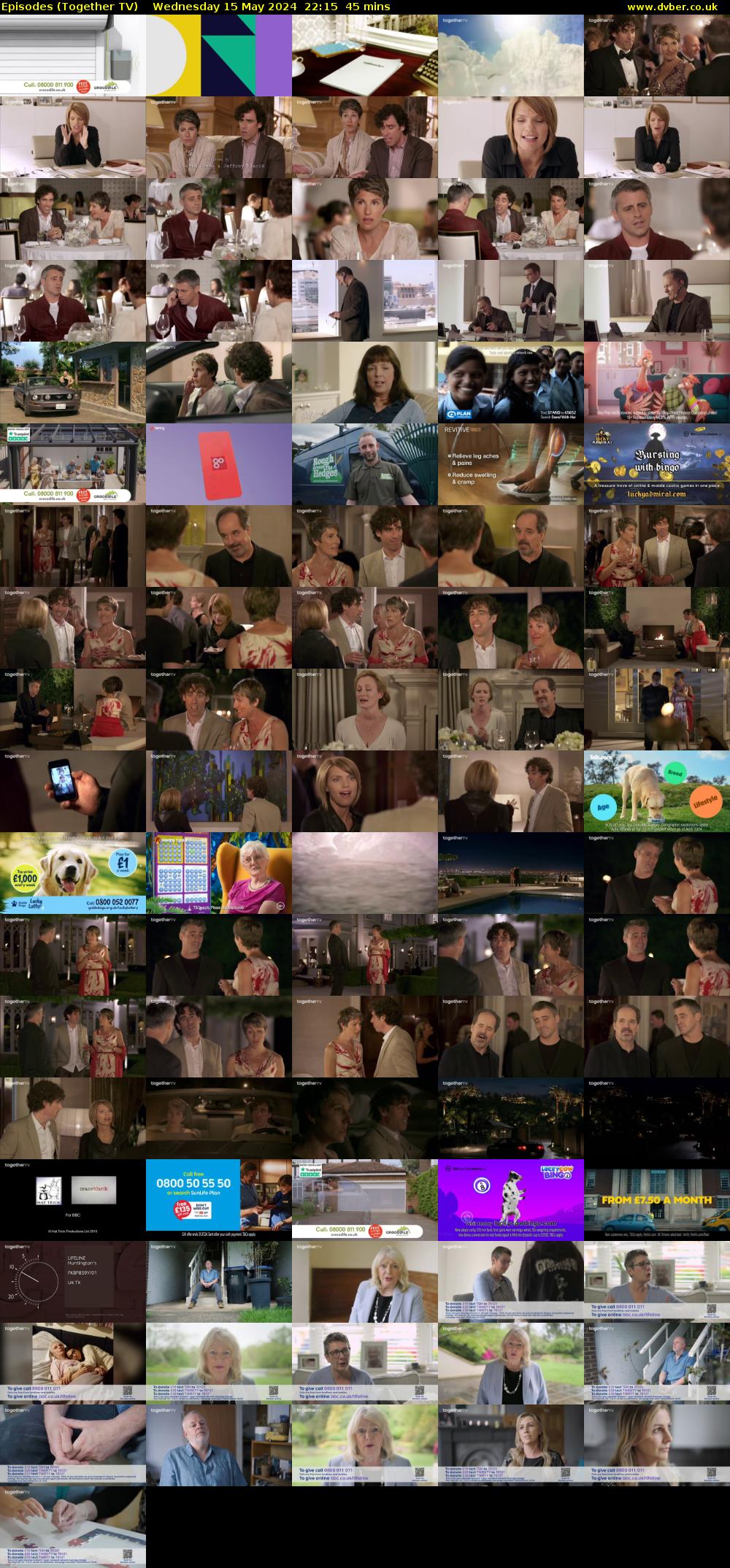 Episodes (Together TV) Wednesday 15 May 2024 22:15 - 23:00