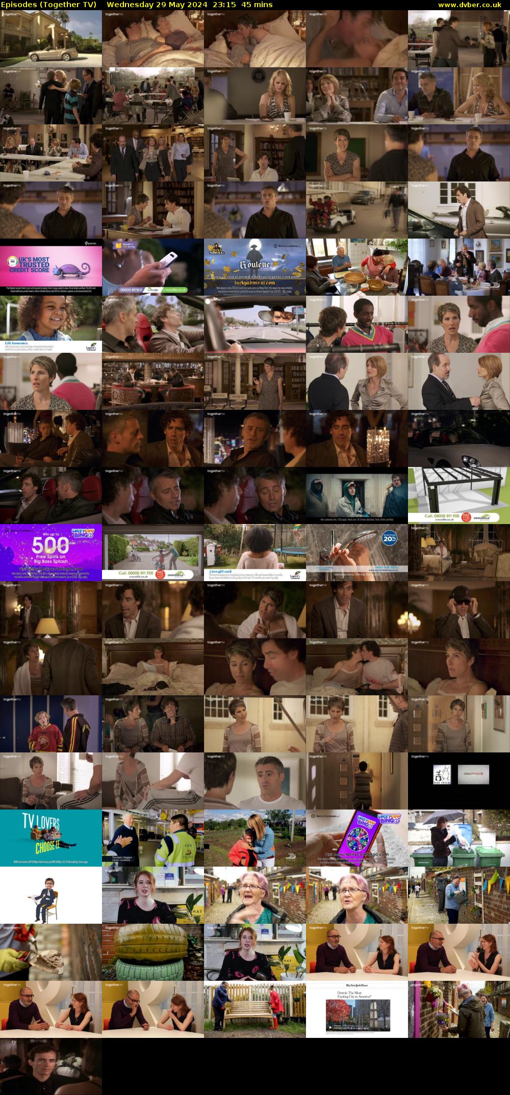 Episodes (Together TV) Wednesday 29 May 2024 23:15 - 00:00
