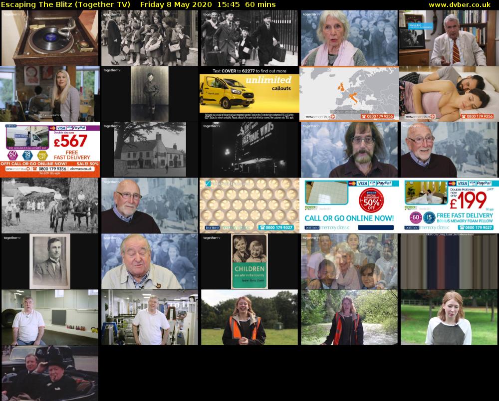 Escaping The Blitz (Together TV) Friday 8 May 2020 15:45 - 16:45