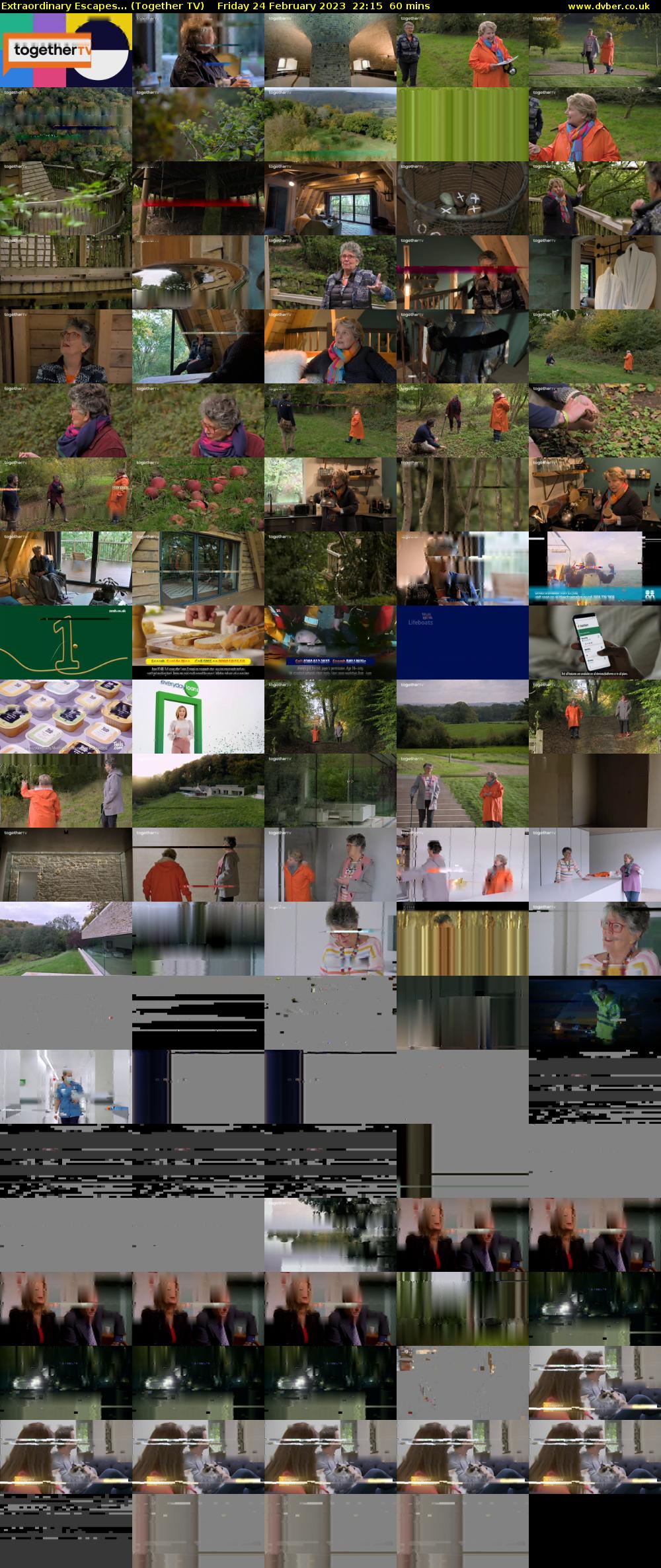 Extraordinary Escapes... (Together TV) Friday 24 February 2023 22:15 - 23:15
