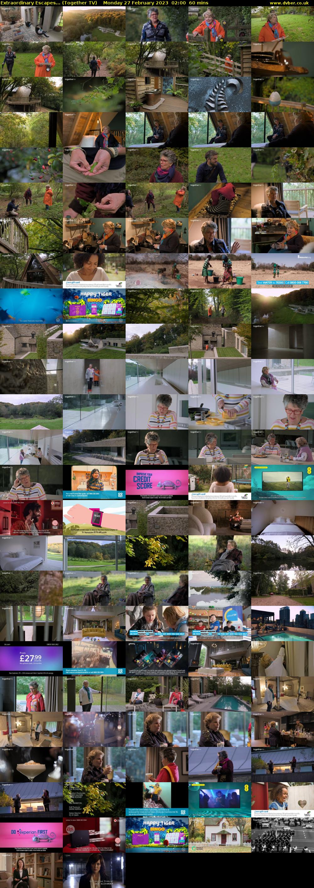 Extraordinary Escapes... (Together TV) Monday 27 February 2023 02:00 - 03:00